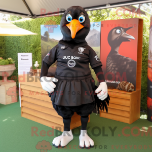Mascot character of a Black...
