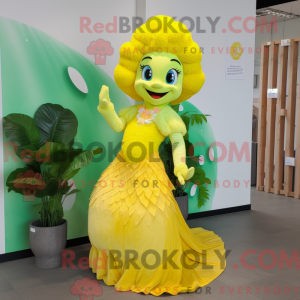 Mascot character of a Lemon...