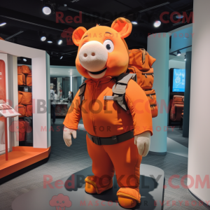 Mascot karakter van een...