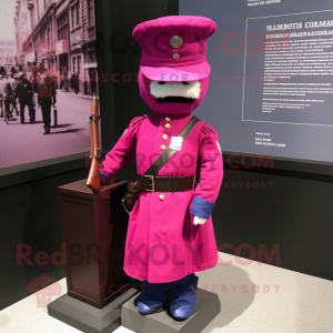 Magenta Civil War Soldier...