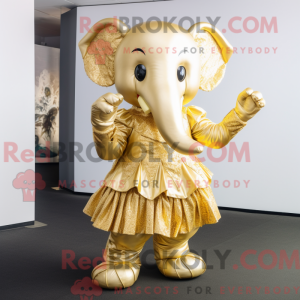 Mascottefiguur van een...