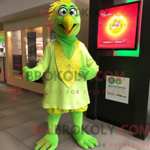 Maskot karakter af en...