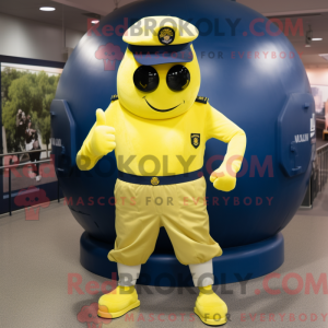 Mascot character of a Lemon...