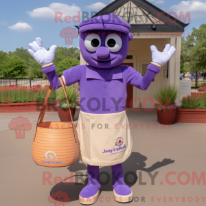 Maskot karakter af en...