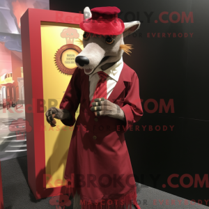 Maskot-karakter af en...