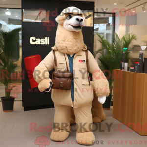 Mascot character of a Cream...