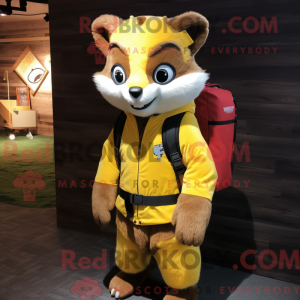 Mascot karakter van een...