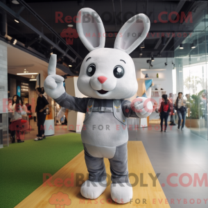 Mascot character of a Gray...