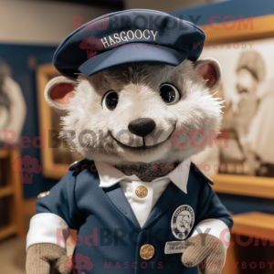 Mascot character of a Navy...