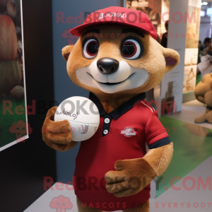 Mascot character of a Red...