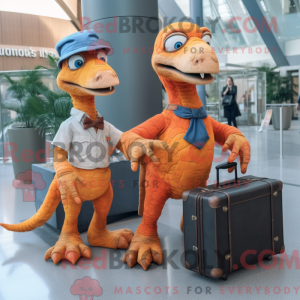 Mascot karakter van een...