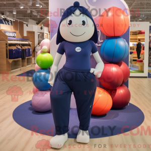 Mascot character of a Navy...