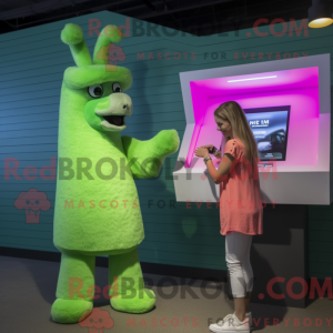 Mascot character of a Lime...