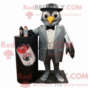 Mascot character of a Gray...