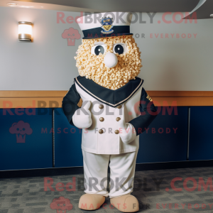 Mascot character of a Navy...