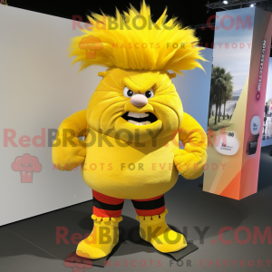 Mascot karakter van een...