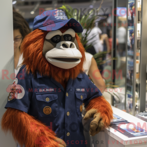 Mascot karakter van een...