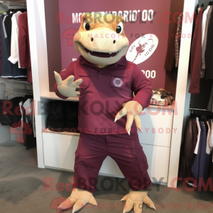 Mascot character of a...