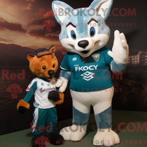Mascot karakter van een...