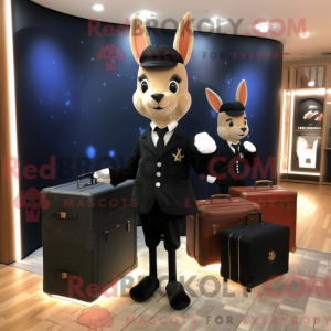 Mascot character of a Navy...