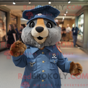 Mascottefiguur van een...