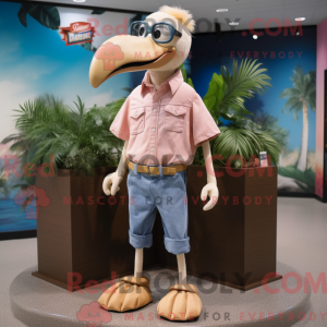 Mascottefiguur van een...