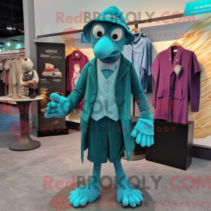 Mascottefiguur van een...