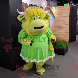 Mascot character of a Lime...