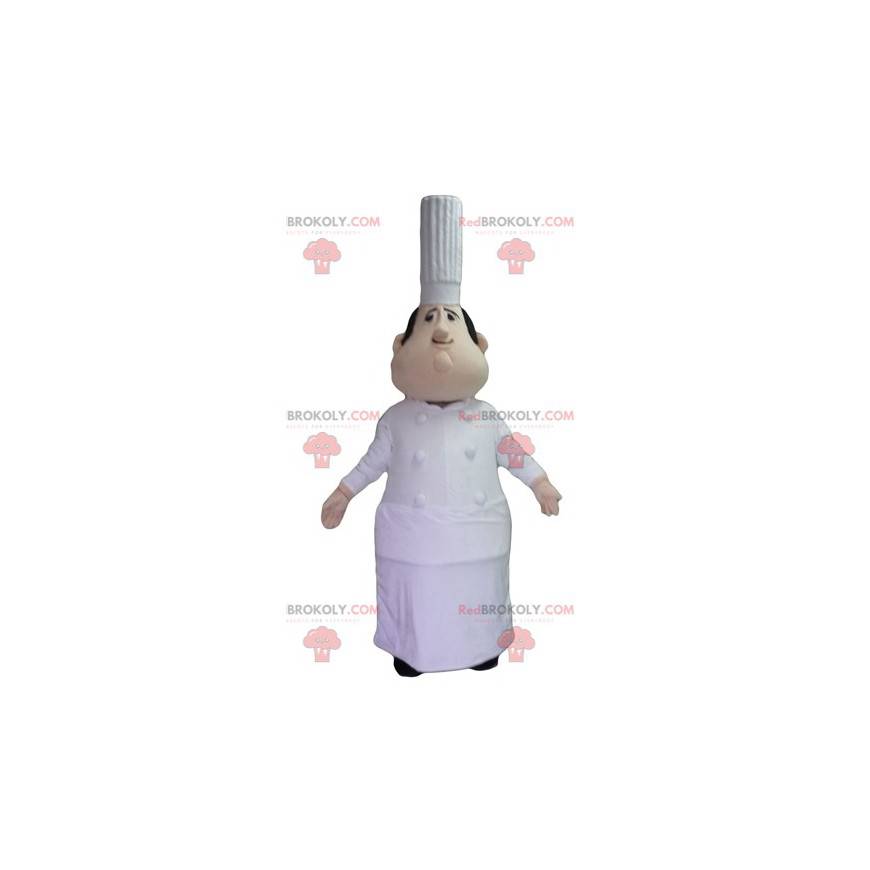 Mascotte de chef cuisinier dodu et très réaliste -