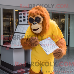 Mascot karakter van een...