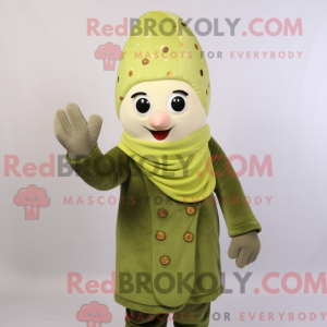 Mascot character of a Olive...