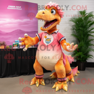 Mascot character of a Peach...