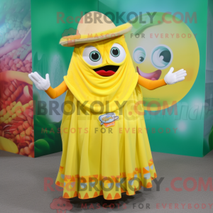 Mascot character of a Lemon...