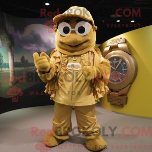Mascottekarakter van een...