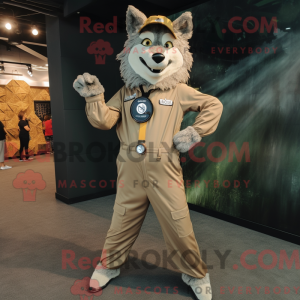 Maskotfigura z Tan Say Wolf...