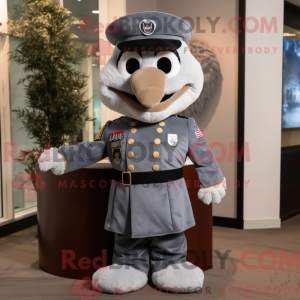 Mascot character of a Gray...