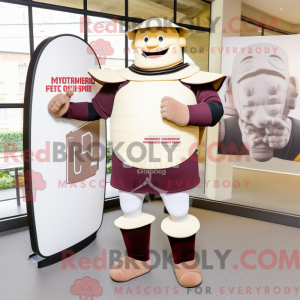 Mascottefiguur van een...