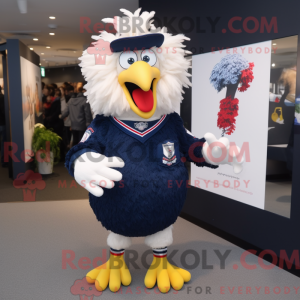 Mascot character of a Navy...