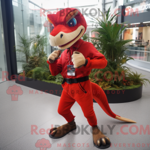 Mascot karakter van een...