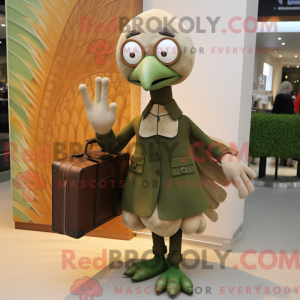 Mascot character of a Olive...