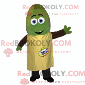 Mascot character of a Olive...
