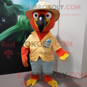 Mascottefiguur van een...