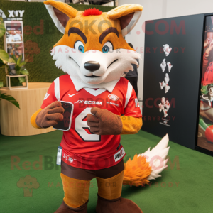 Red Fox maskot kostume...