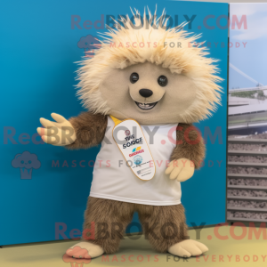 Mascottefiguur van een...
