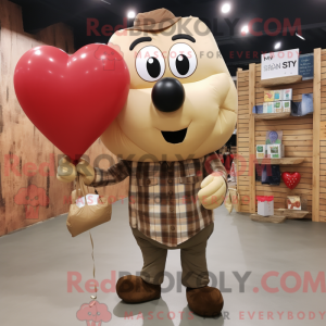 Personaje mascota de globos...