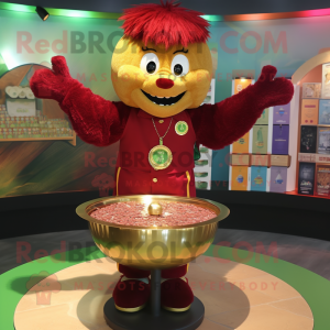 Maroon Pot Of Gold mascotte...