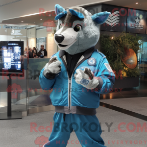 Mascot karakter van een...