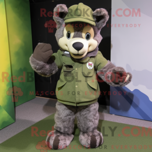 Mascottekarakter van een...