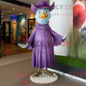 Postava maskota Purple Gull...