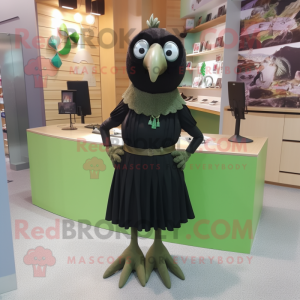 Olive Blackbird maskot...